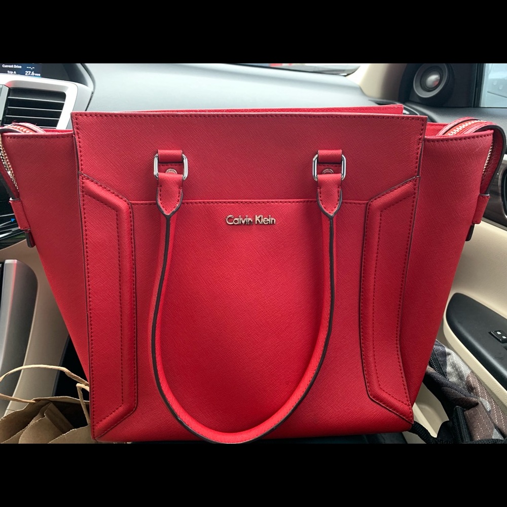 Calvin Klein Red Purse